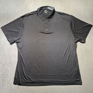 SPEEDRUN ZITY Mens 3XL Golf Polo Shirt Gray Stretch Moisture Wicking Outdoor